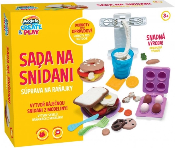 Modelo sada na modelínovou snídani pro děti