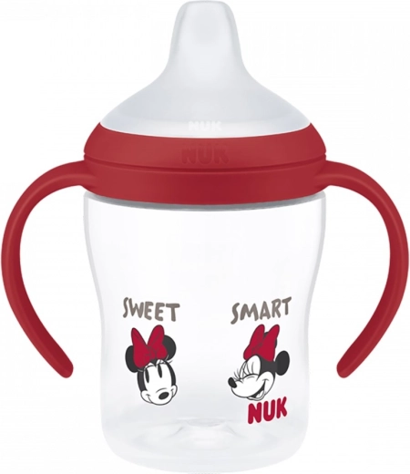 Láhev na učení NUK Perfect Match DISNEY Minnie, červená, 150 ml