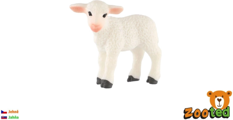 Zooted figurka jehněte ovce domácí 5 cm