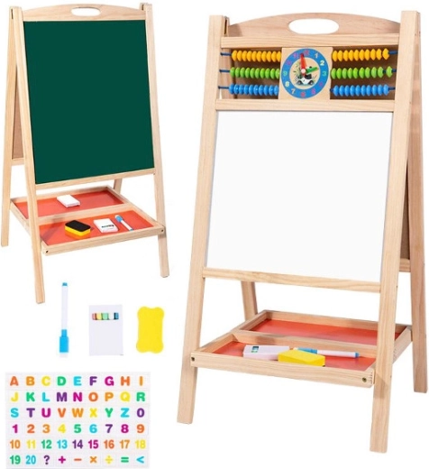 Dřevěná oboustranná tabule 70 cm