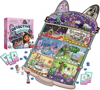 Detektiv Meow Gabby´s Dollhouse společenská hra
