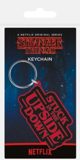 Gumová klíčenka Stranger Things Stuck in The Upside Down