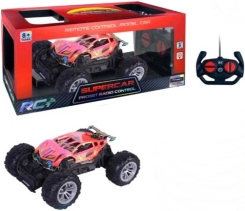 Červené terénní RC auto