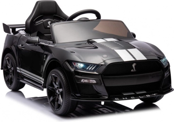 Elektrické autíčko FORD Mustang GT500 Shelby pro děti – Černá