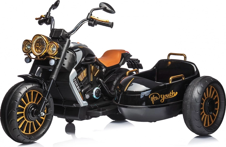 Elektrická motorka Chipolino Duo Tron černá