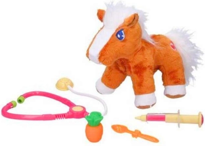 Interaktivní plyšový kůň veterinář se zvukovými efekty
