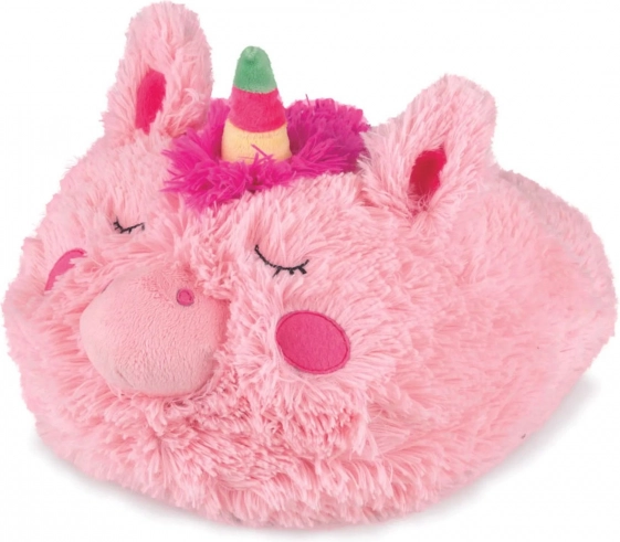 Cozy Noxxiez hřejivý plyšový pantofel jednorožec