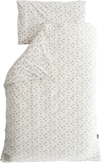 Träumeland jersey povlečení olive 100 × 135 cm + 40 × 60 cm