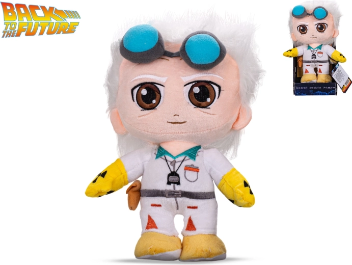 Plyšová figurka Dr. Emmetta Browna – Návrat do budoucnosti (30 cm)