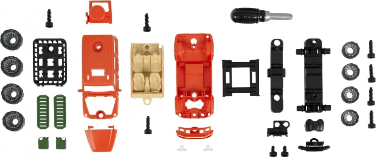 Stavění a rozebírání se skutečným šroubovákem