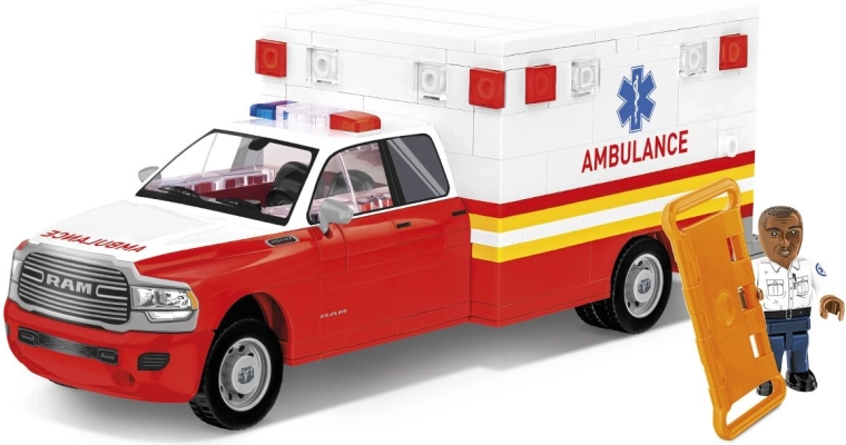 Realistická sanitka RAM 3500 v měřítku 1:35