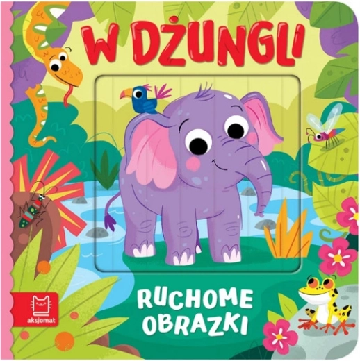Pohyblivé obrázky v džungli – interaktivní knížka pro děti