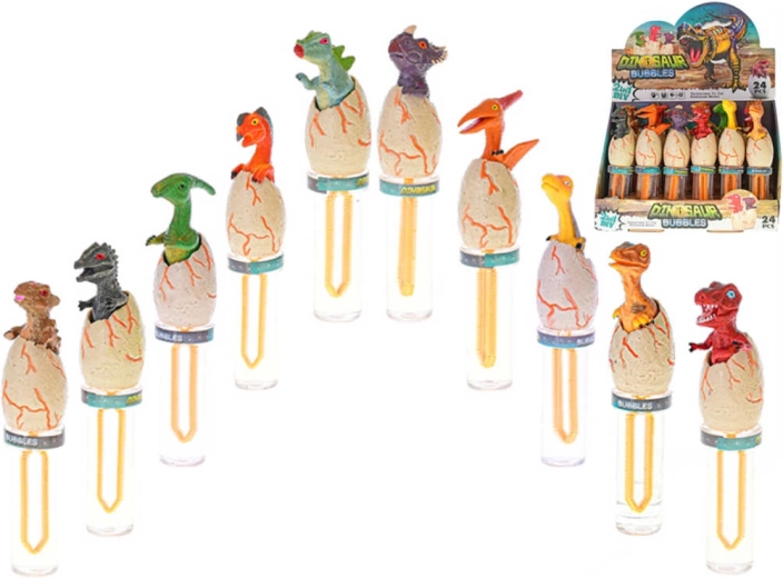 Bublifuková hůlka dinosaurus ve vajíčku 16,5 cm - 1 kus