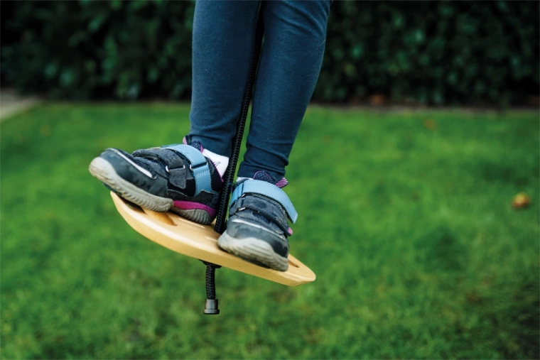 Stabilní a bezpečné houpání ve stoje i vsedě