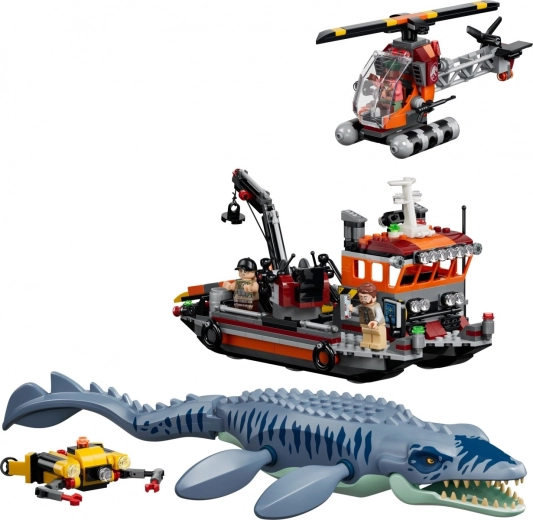 Mozasaurus s pohyblivými částmi