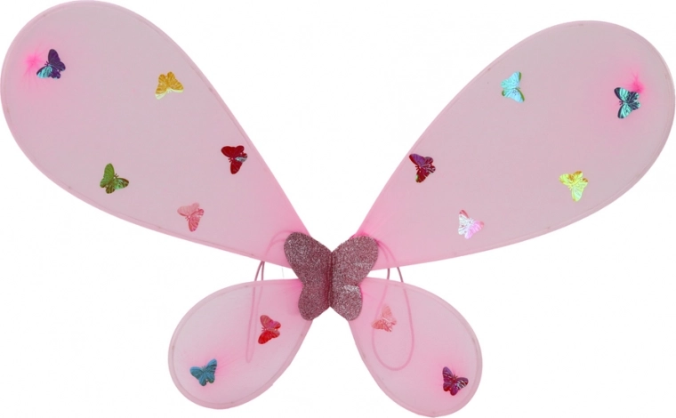 Světélkující křídla s barevnými motýlky