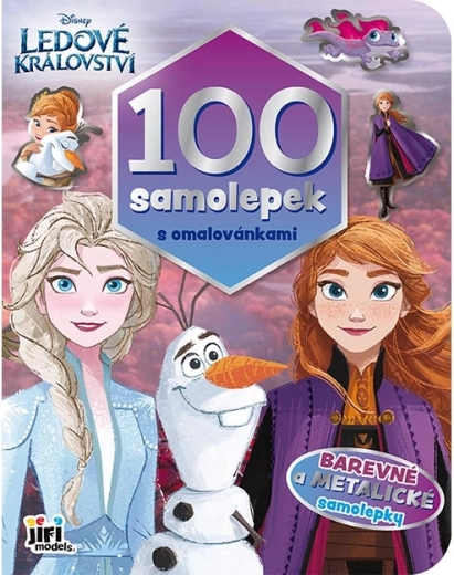 Ledové království: omalovánky s více než 100 samolepkami