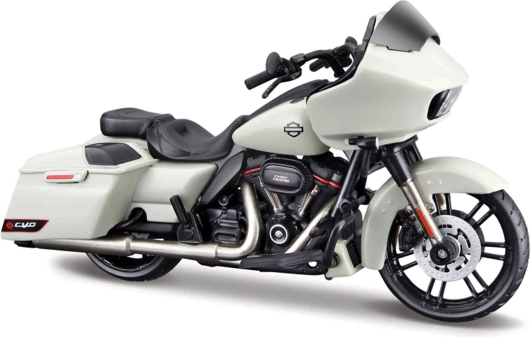 Maisto Harley-Davidson 2018 CVO Road Glide šedo-bílá 1:18