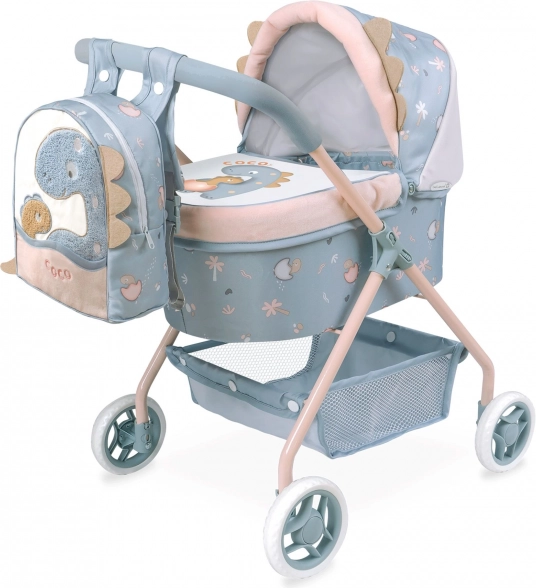 Můj první kočárek pro panenky s batůžkem COCO 56 cm