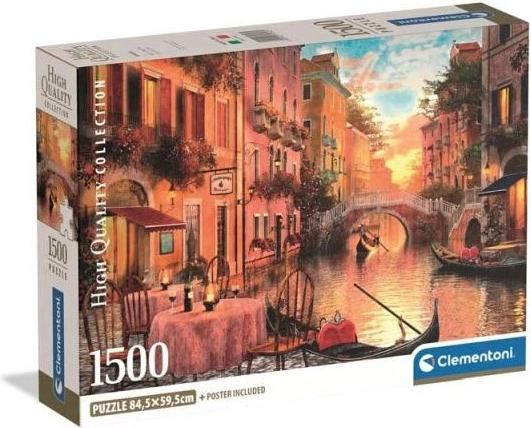 Clementoni puzzle Benátky 1500 dílků