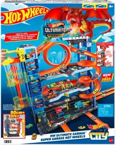 Mega Garáž s Drakem Útok od Hot Wheels City
