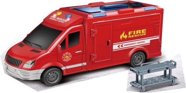 Hasičské auto na setrvačník 1:16