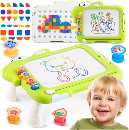 Ricokids magnetická kreslicí tabulka se stolkem a mozaikou rk-823 - 1 kus