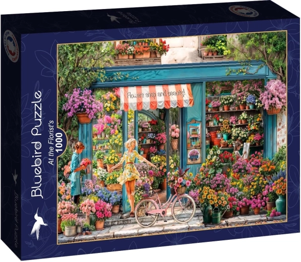 Bluebird puzzle V květinářství 1000 dílků