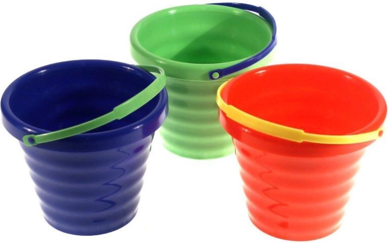 Dětský kbelík na písek 16 cm s ouškem 1,4 l - 1 kus