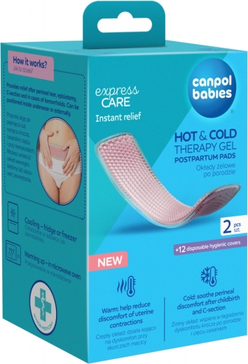 Poporodní gelové vložky HOT & COLD od Canpol babies, 2 ks