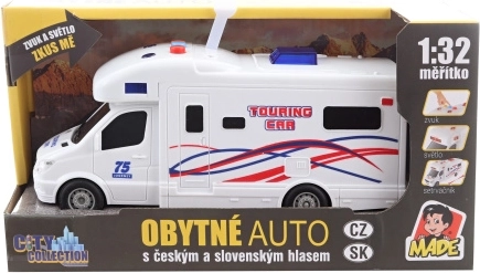 Auto karavan se světlem a zvukem 1:16