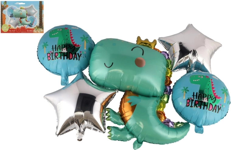 Nafukovací balónky dinosaurus - 5 ks
