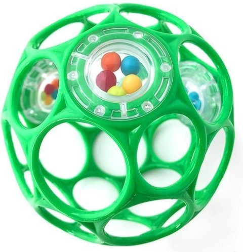 Oball chrastící míček Rattle seafoam 10 cm