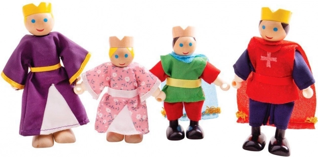 Bigjigs Toys dřevěné postavičky královská rodina