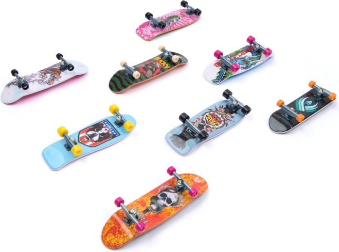 8 unikátních fingerboardů s kultovními grafikami
