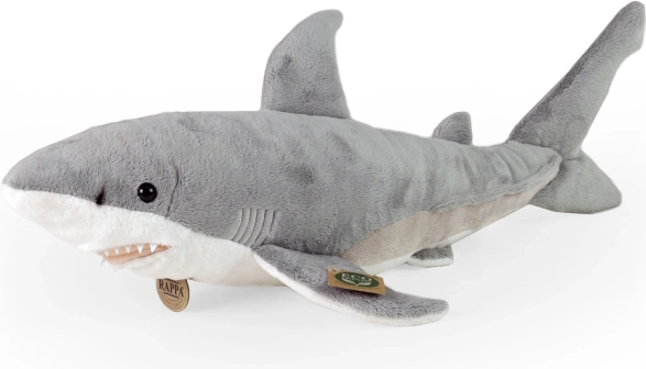 Plyšový žralok bílý 51 cm eco-friendly