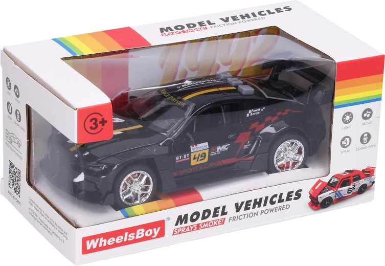 Auto se světelnými, zvukovými a kouřovými efekty 17 cm - 1 kus