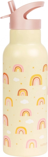 A Little Lovely Company nerezová lahev na pití 500 ml – Duha