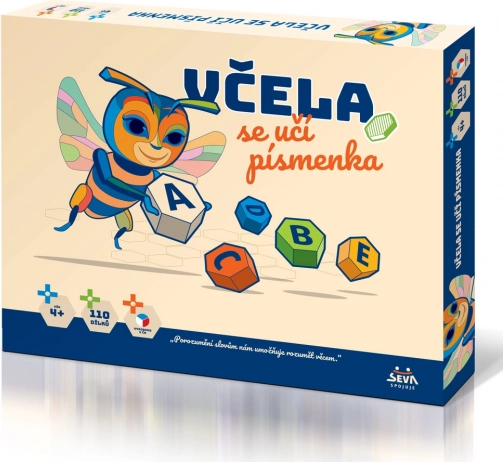 Včela se učí písmenka – edukativní stavebnice Abeceda