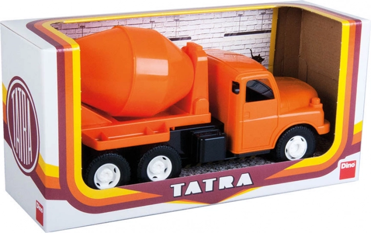 Hračka míchačka DINO Tatra 148 oranžová 30cm