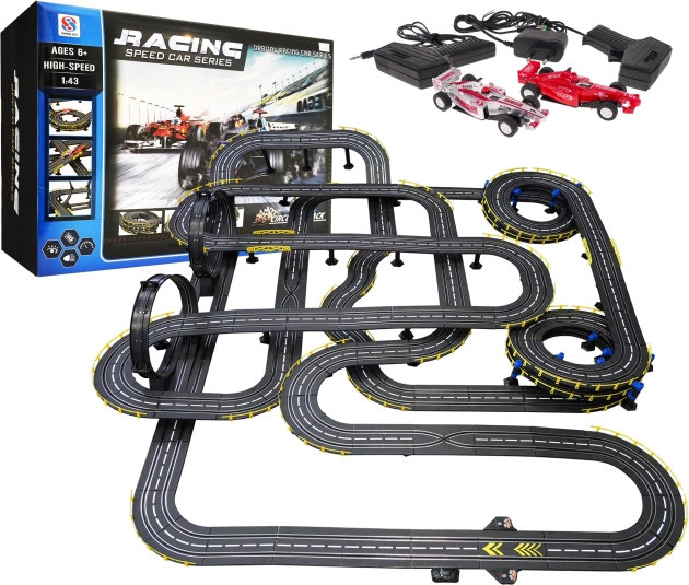 Mega závodní dráha Šílená smyčka 1:43