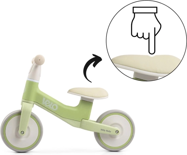 Měkké ergonomické sedlo pro pohodlí dítěte