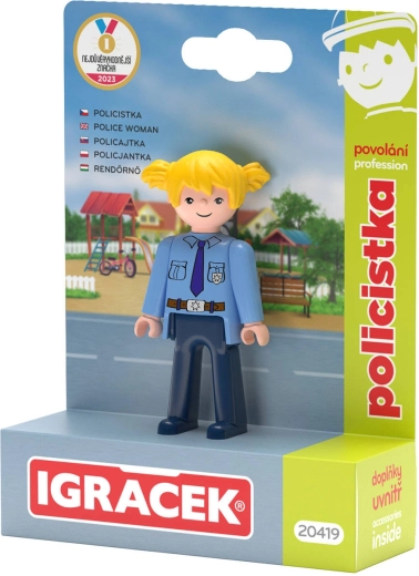 Efko Igráček policistka – povolání set figurka s doplňky