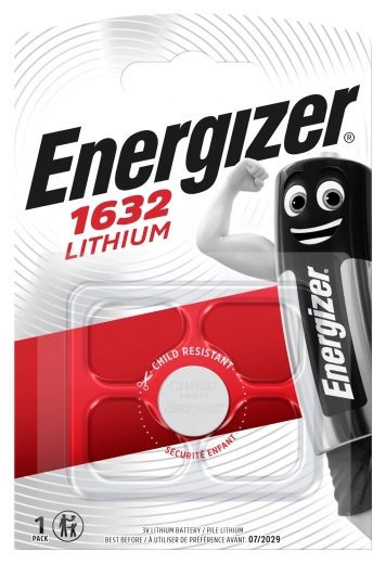 Lithiová knoflíková baterie ENERGIZER CR1632 3 V