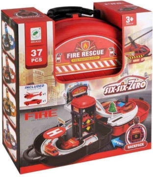 Hrací set v batůžku hasiči