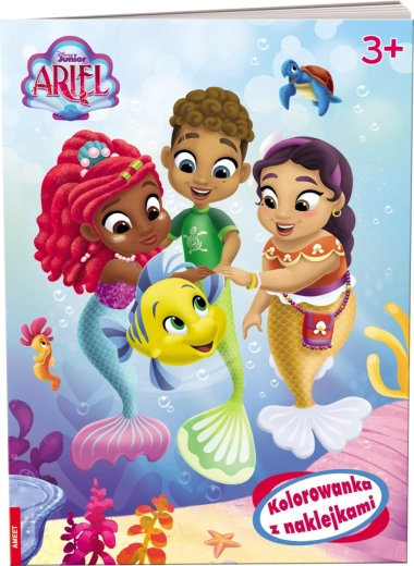 Disney Ariel – omalovánky se samolepkami