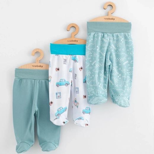 Dětské polodupačky NEW BABY Classic II, 3 ks, chlapec, vel. 62 (3–6 měsíců)