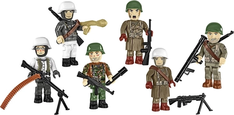 Šest figurek pro zimní frontu