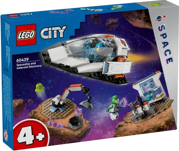 LEGO® City 60429 Vesmírná loď a objev asteroidu