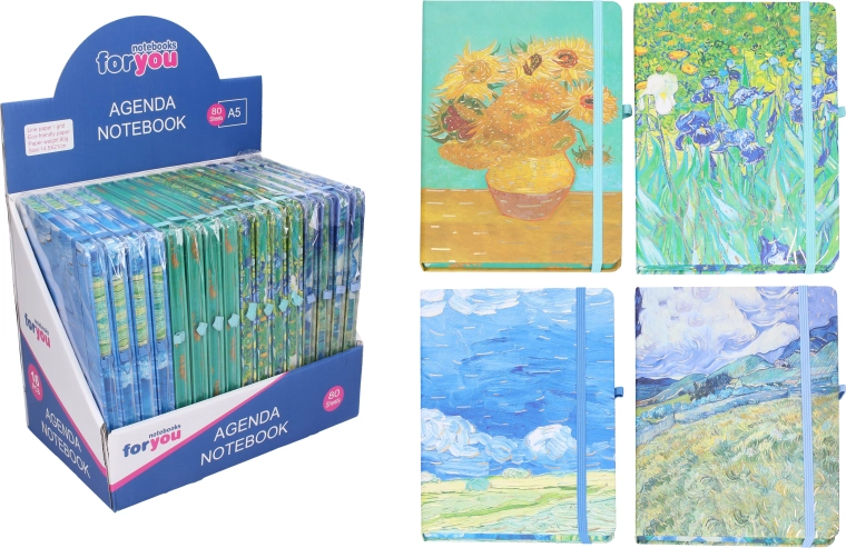 Linkovaný notes Motivy 21 x 14,2 cm - 1 kus